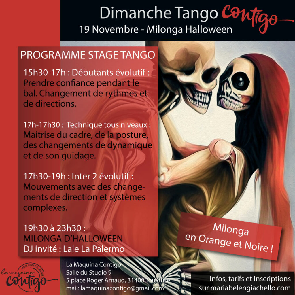 programme dimanche tango contigo novembre